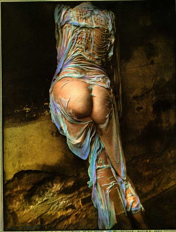 Jan Saudek, #143 - Pavla poses for her first and last time