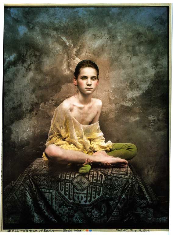 Jan Saudek, # 822 - Portrait of Petra